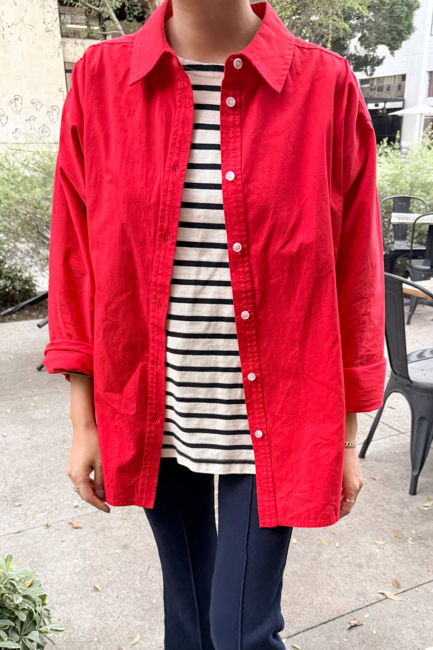 Light Weight Owen Shirt: Red