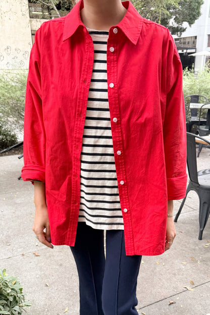 Light Weight Owen Shirt: Red