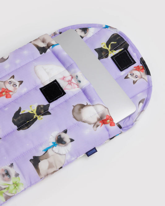 BAGGU Puffy Laptop Sleeve 13"/14" - Fancy Cats