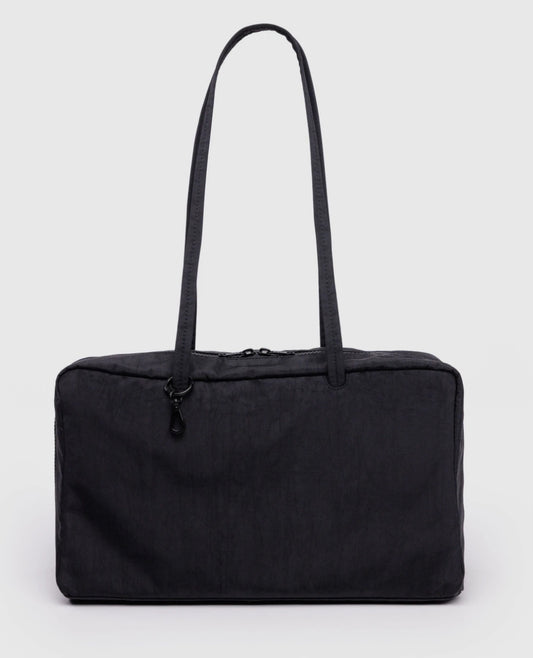 BAGGU Medium Nylon Bowler Bag - Black