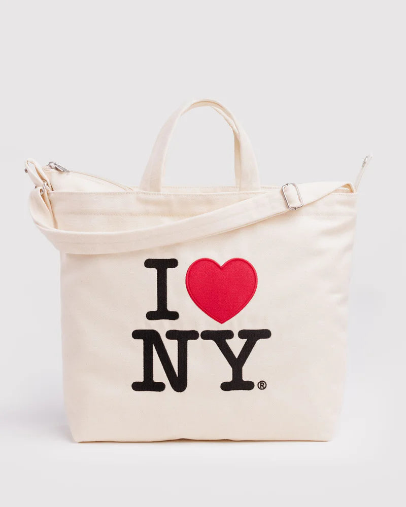 BAGGU Horizontal Zip Duck Bag - I Love NY