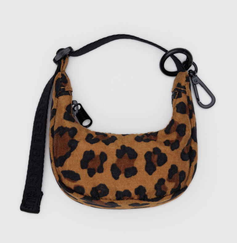 BAGGU Crescent Bag Charm - Leopard