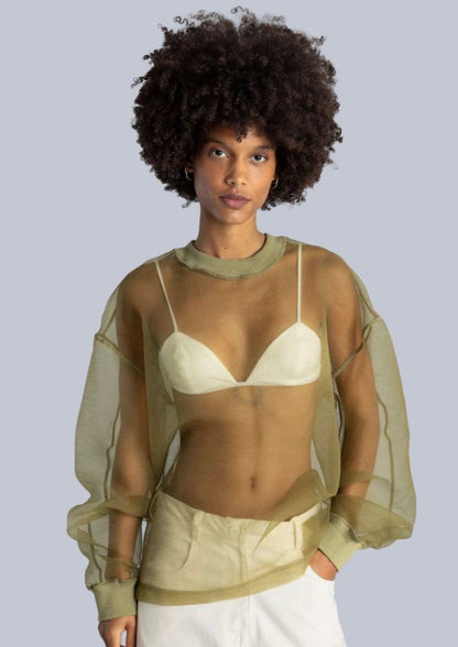 Organza Sweatshirt