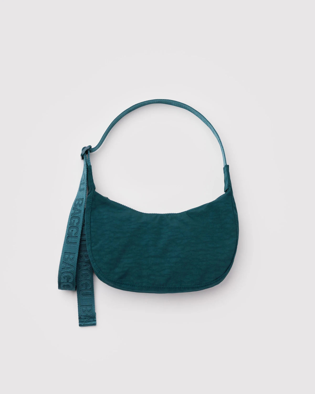 BAGGU Small Nylon Crescent Bag - Deep Sea