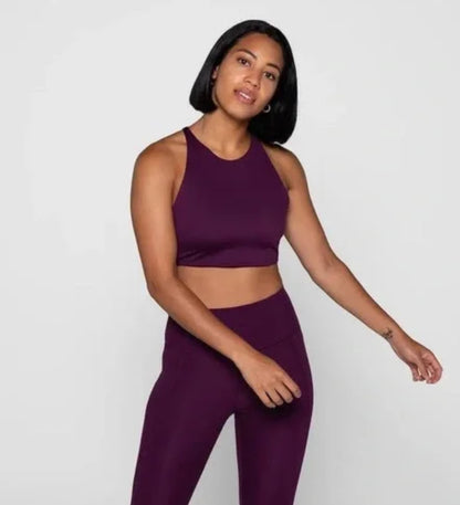 Girlfriend Collective Topanga Bra - plum