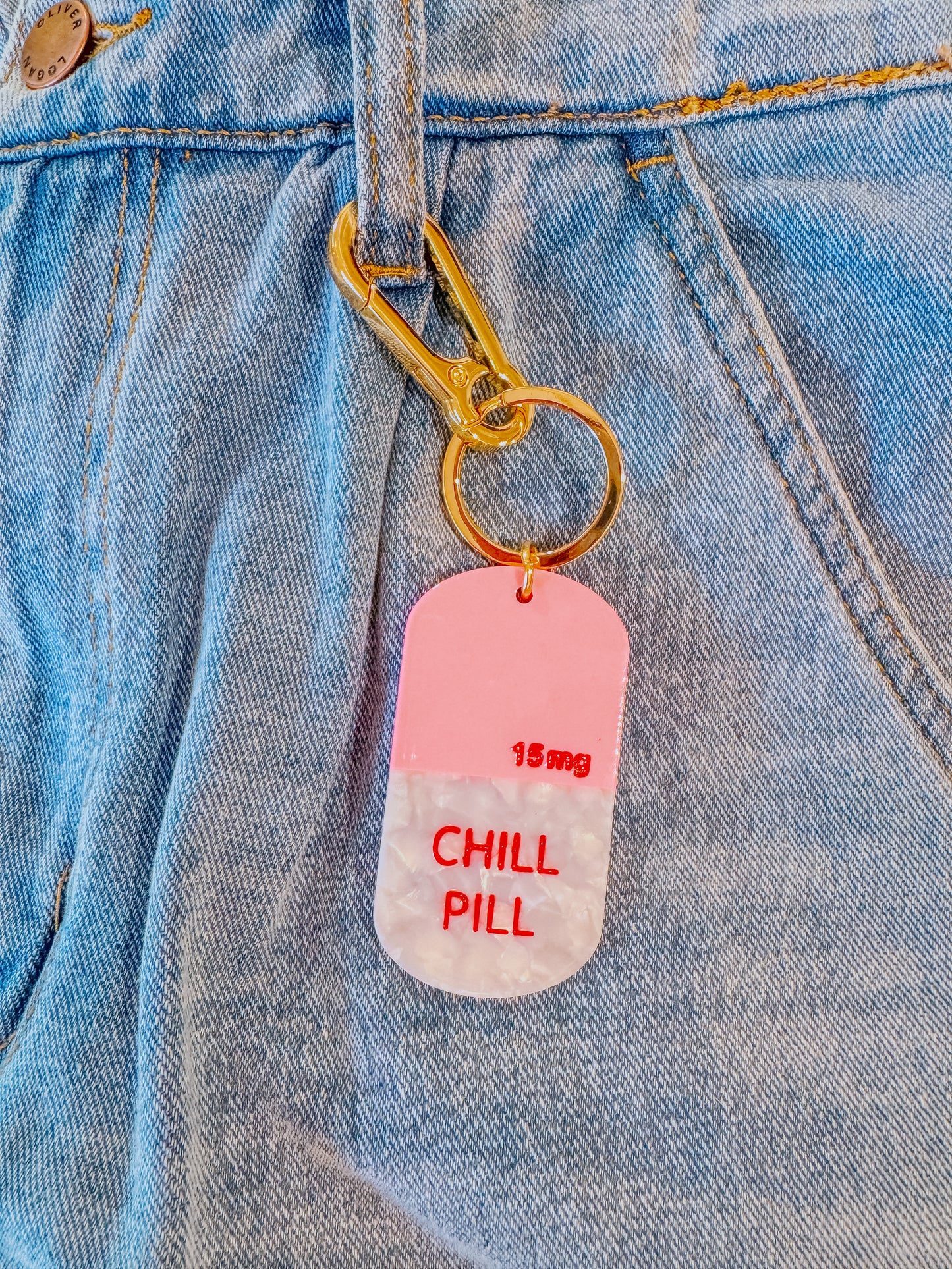 Chill Pill - Keychain