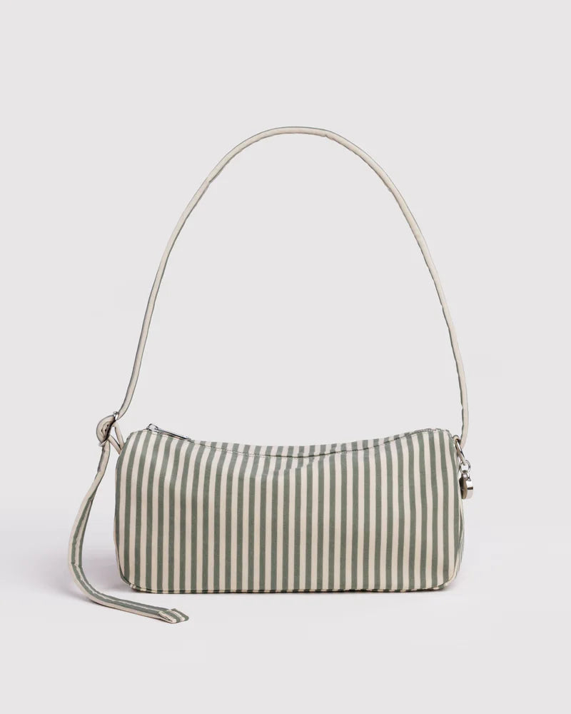 BAGGU Nylon Loaf Bag - Sage Stripe