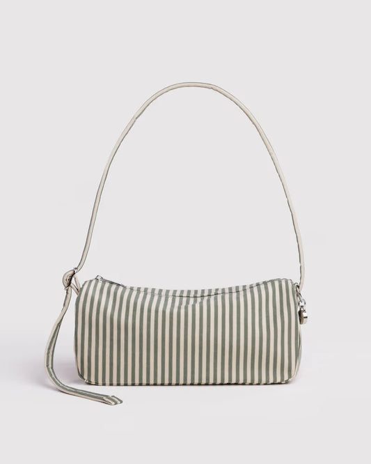 BAGGU Nylon Loaf Bag - Sage Stripe