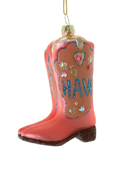 YEE HAW Boots Ornament