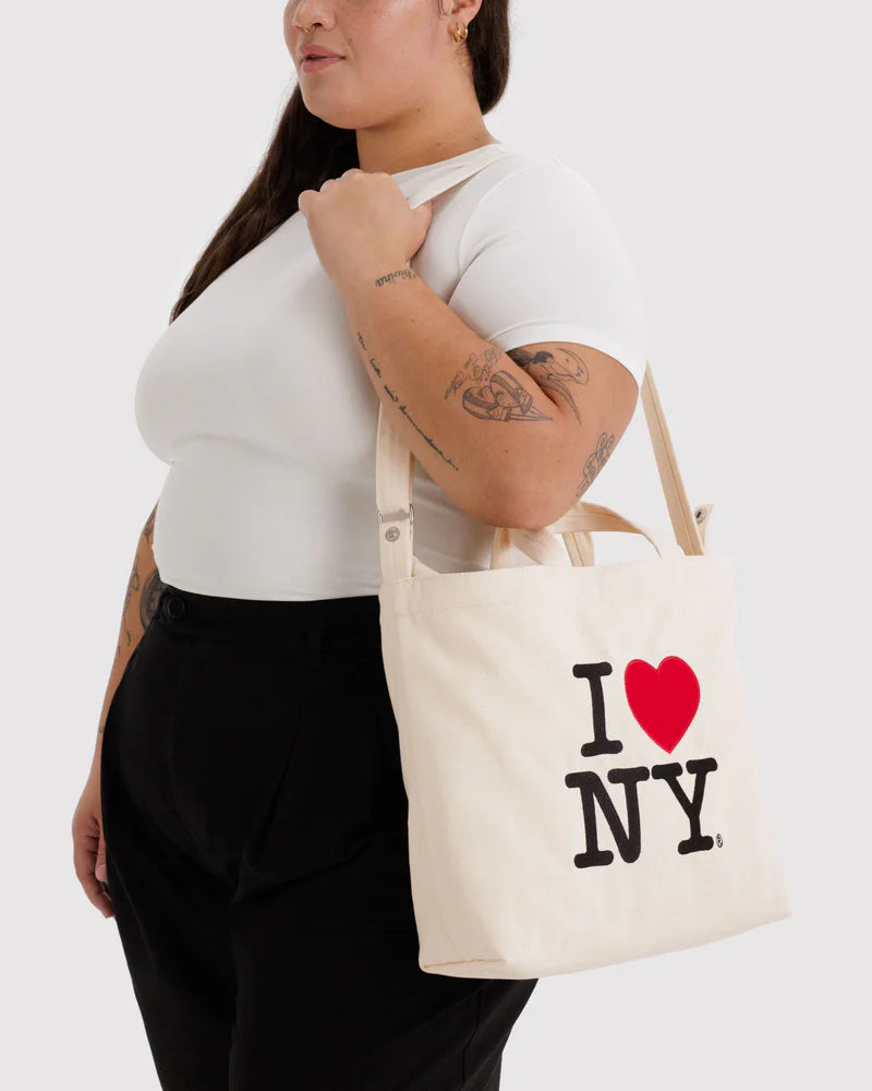 BAGGU Horizontal Zip Duck Bag - I Love NY