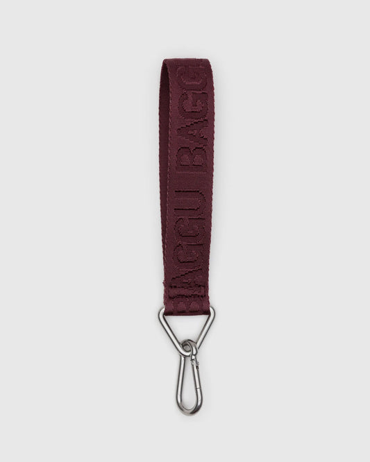 BAGGU Logo Keychain - Mahogany