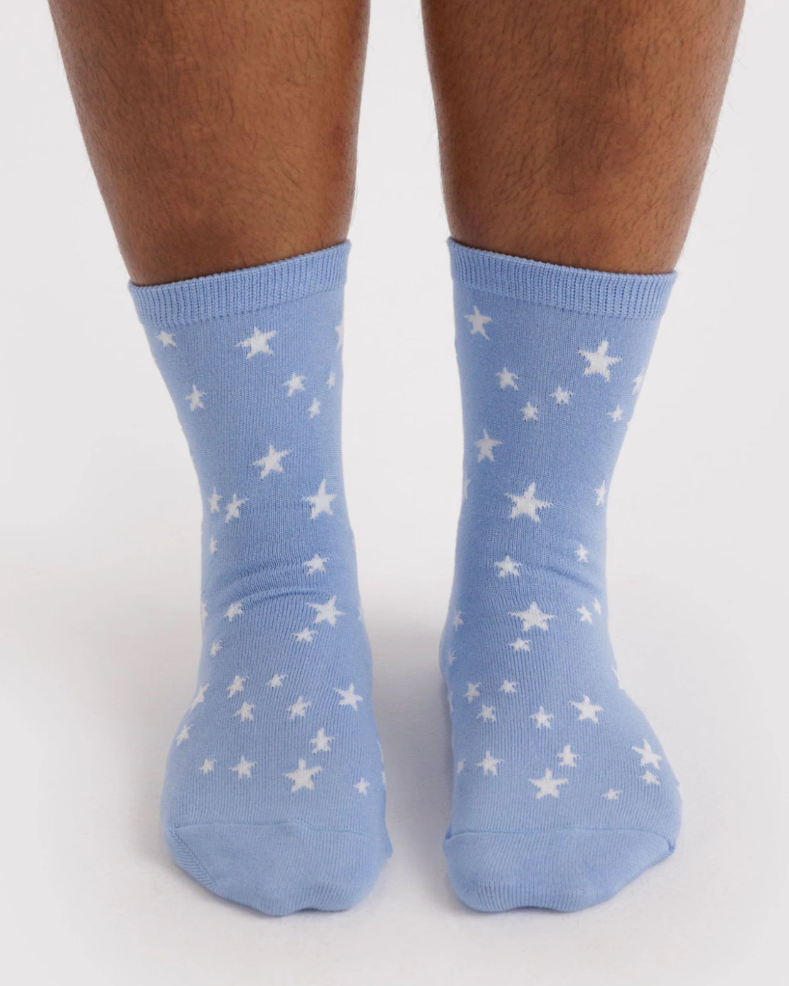 BAGGU Crew Sock - Blue Star