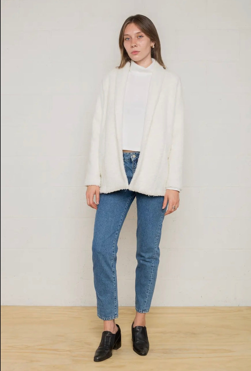Madison Cardigan: Ivory