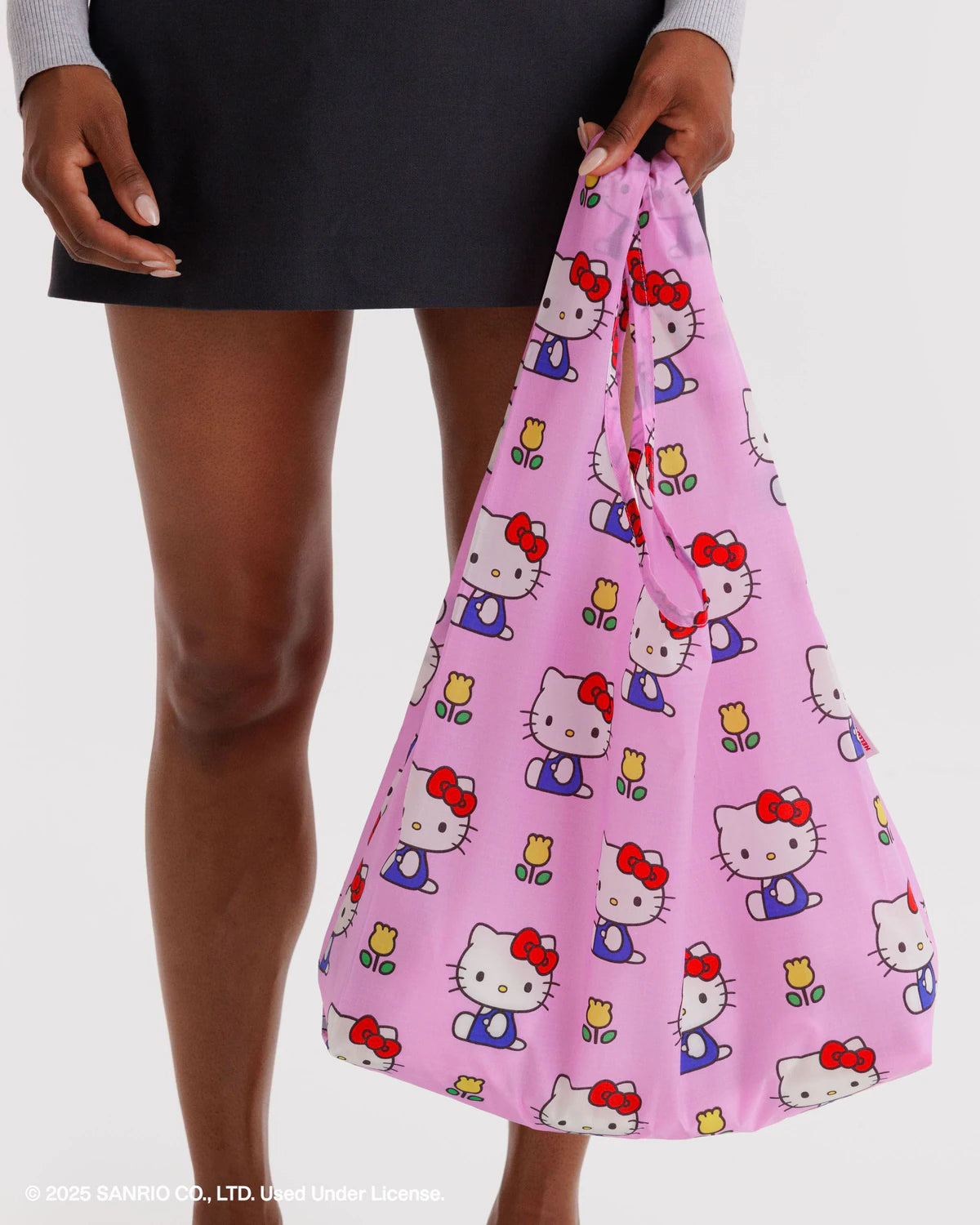 BAGGU Standard Reusable Tote - Hello Kitty Pink