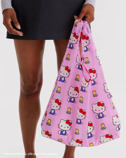 BAGGU Standard Reusable Tote - Hello Kitty Pink