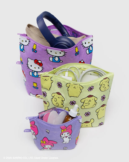BAGGU Go Pouch Set - Hello Kitty & Friends Floral