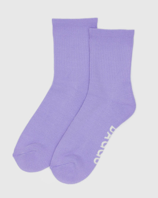 BAGGU Ribbed Sock - Wisteria