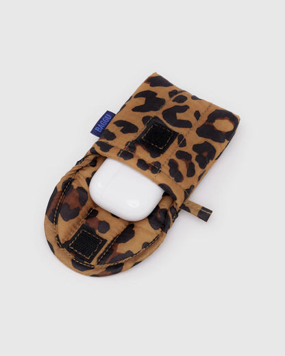 BAGGU Puffy Earbud Case - Leopard