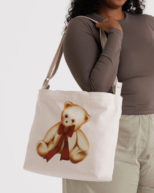 BAGGU Horizontal Zip Duck Bag - Teddy Bear