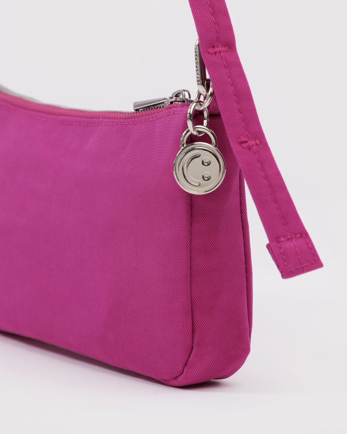 BAGGU Nylon Pochette - Deep Fuchsia