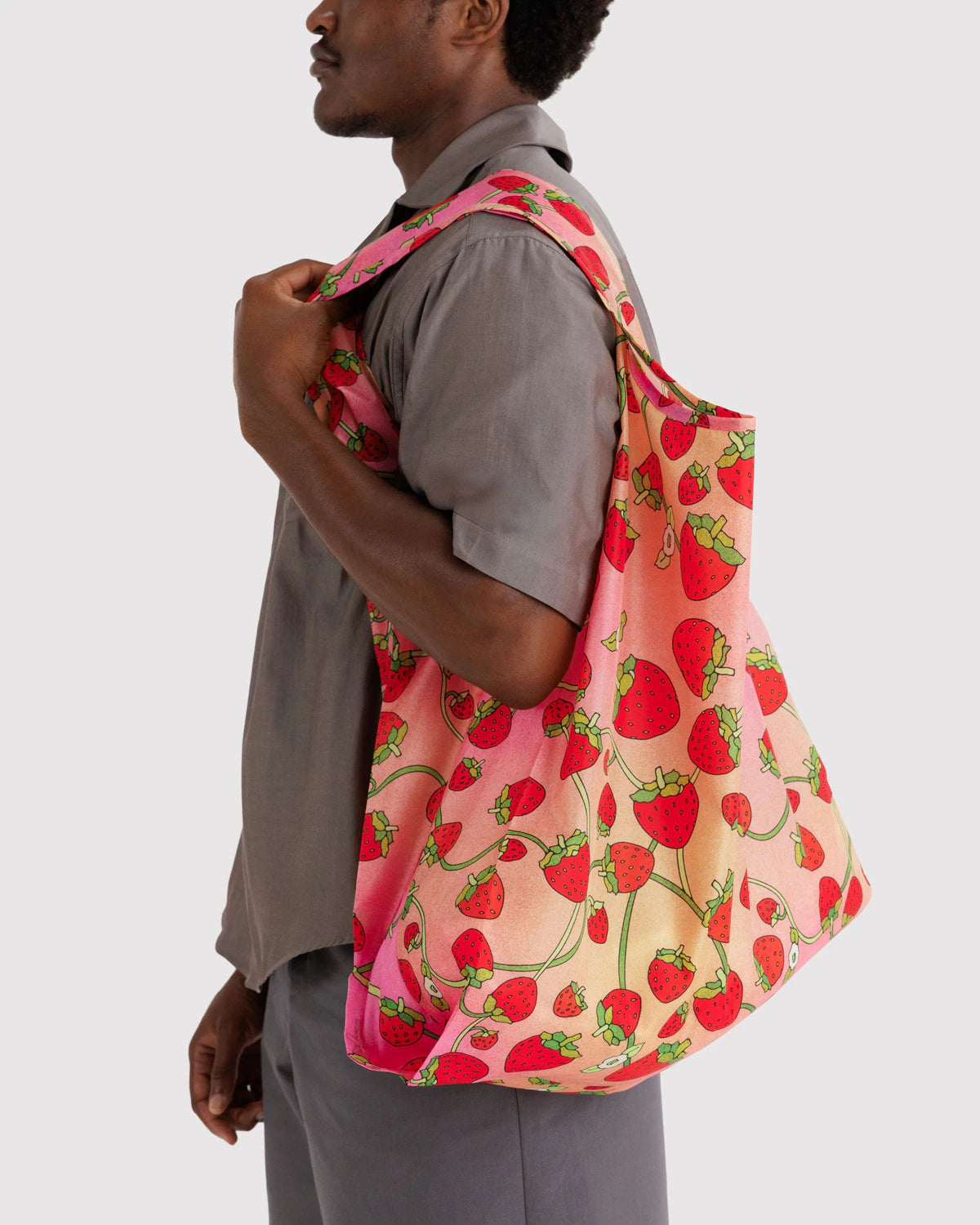 Big BAGGU Reusable Tote - Strawberry Blossom