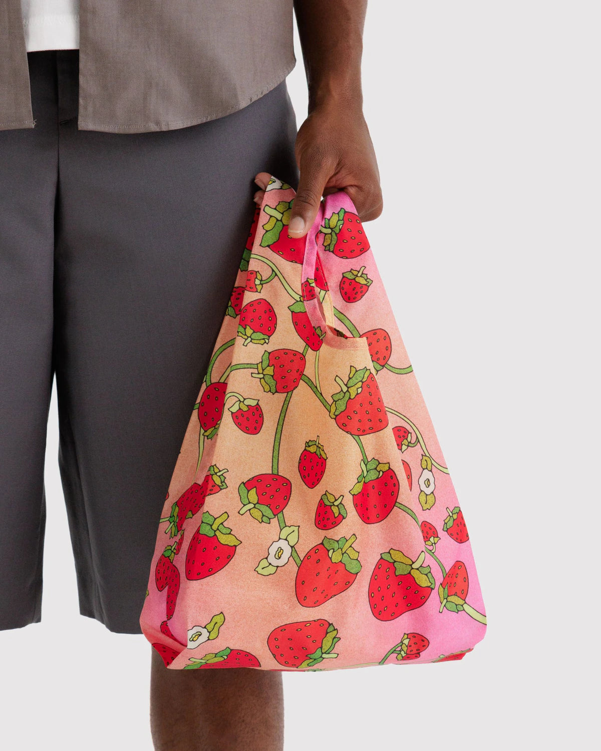 Baby BAGGU reusable tote - Strawberry Blossom