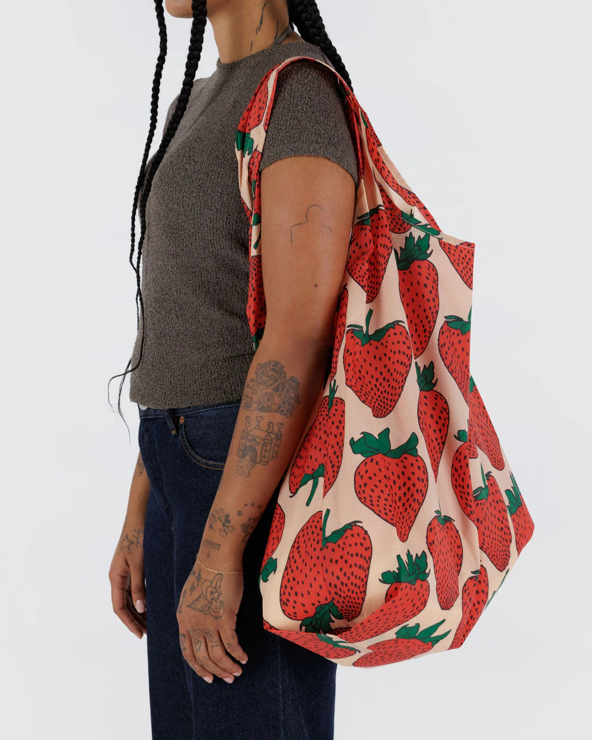 Big BAGGU Reusable Tote - Strawberry