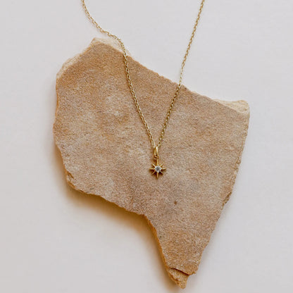 Tiny StarNecklace - 18k Gold Plated