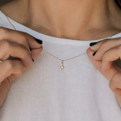 Tiny StarNecklace - 18k Gold Plated