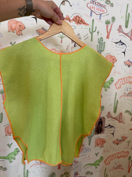 Leonor Aispuro - Floral Lime Top