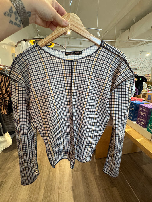 Leonor Aispuro - Check Longsleeve Top