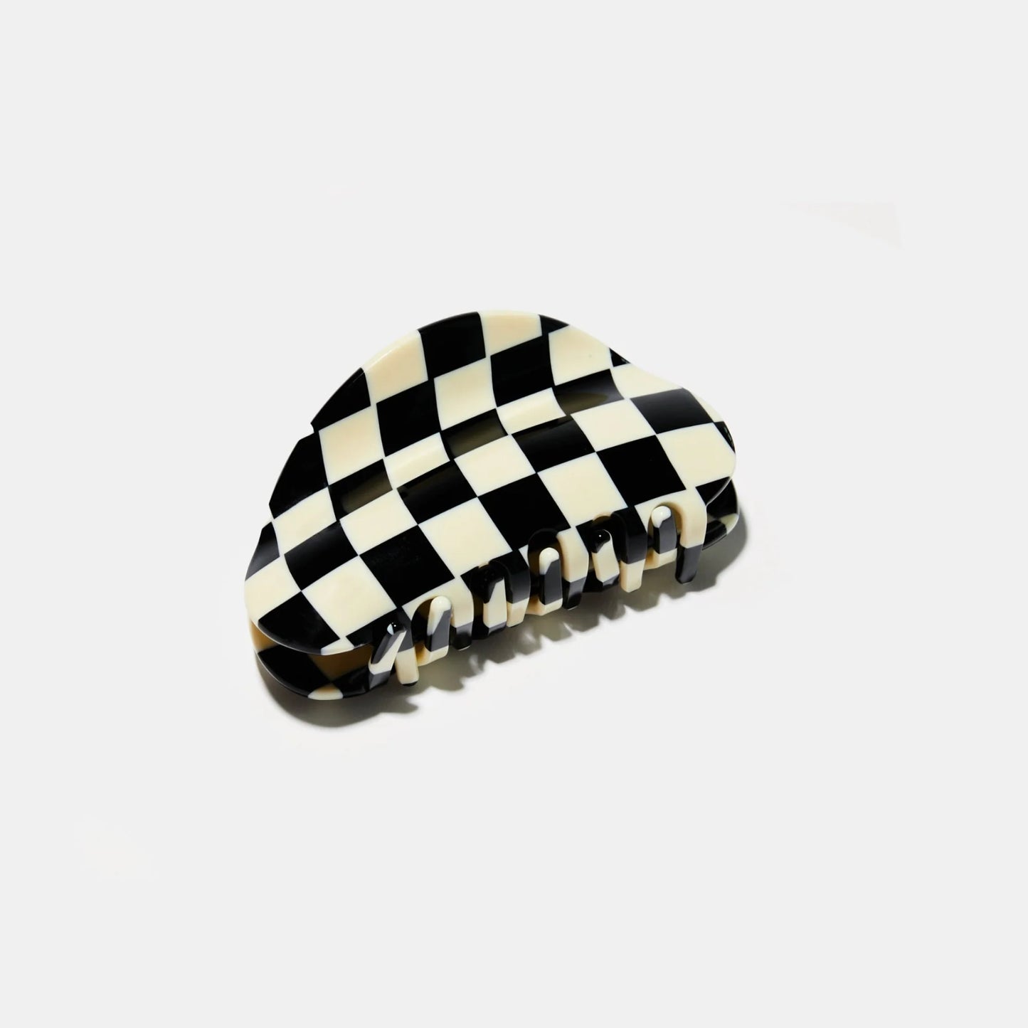 Chunks Checker Claw in Black + White