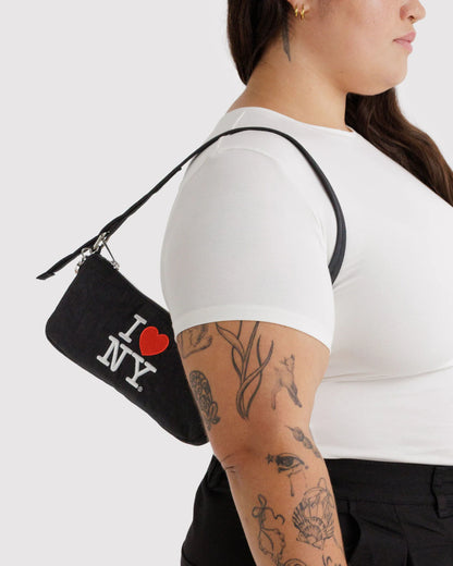 BAGGU Nylon Pochette - I Love NY