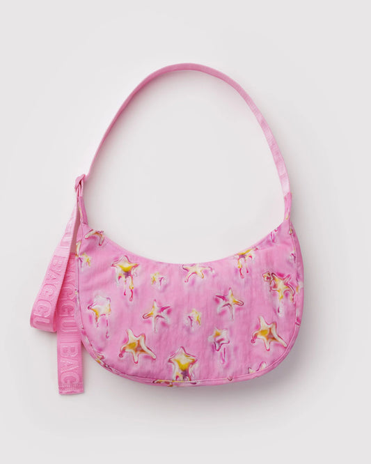 BAGGU Medium Nylon Crescent Bag - Dancing Star
