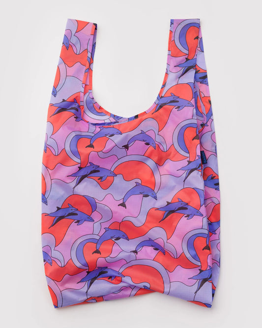 Big BAGGU Reusable Tote - Dolphins