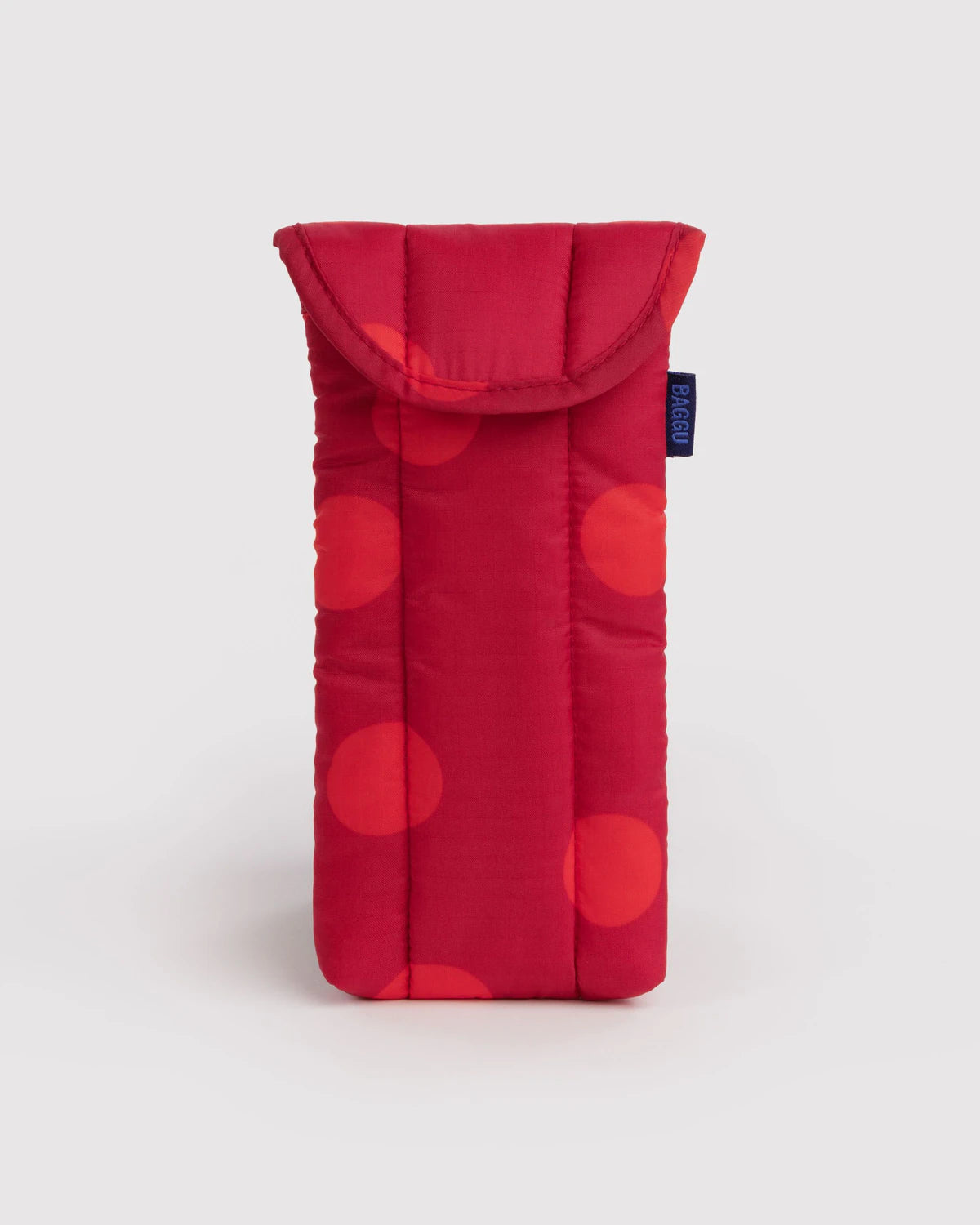 BAGGU Puffy Glasses Sleeve - Red Polka Dot