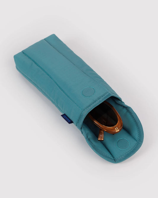 BAGGU Puffy Glasses Sleeve - Peacock