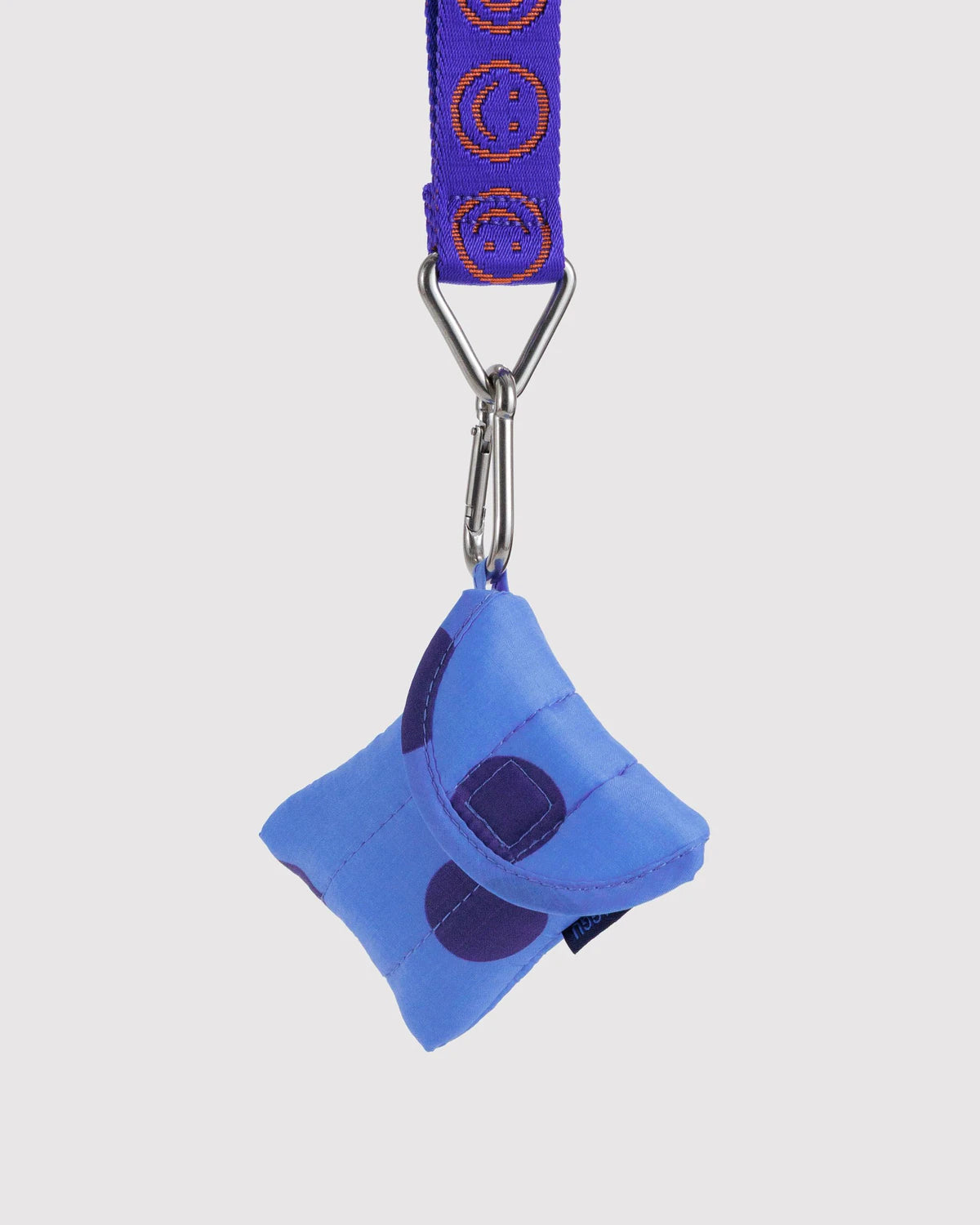 BAGGU Puffy Earbud Case - Blue Polka Dot
