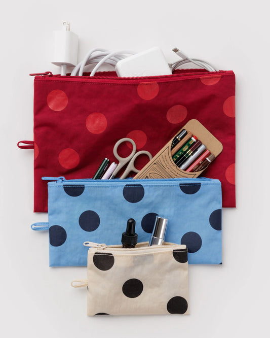 BAGGU Go Pouch Set - Polka Dot Mix