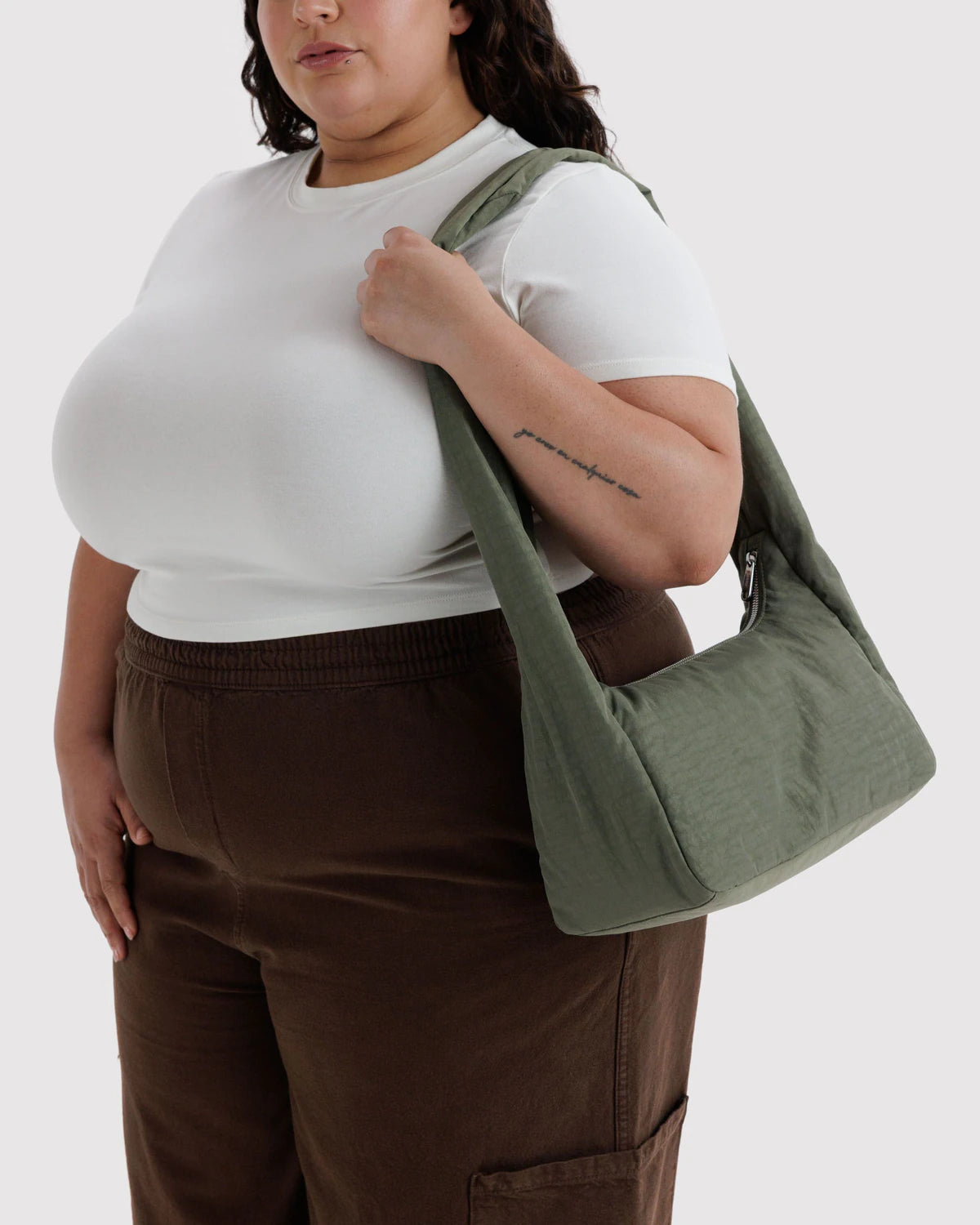 BAGGU Nylon Meringue Bag - Caper