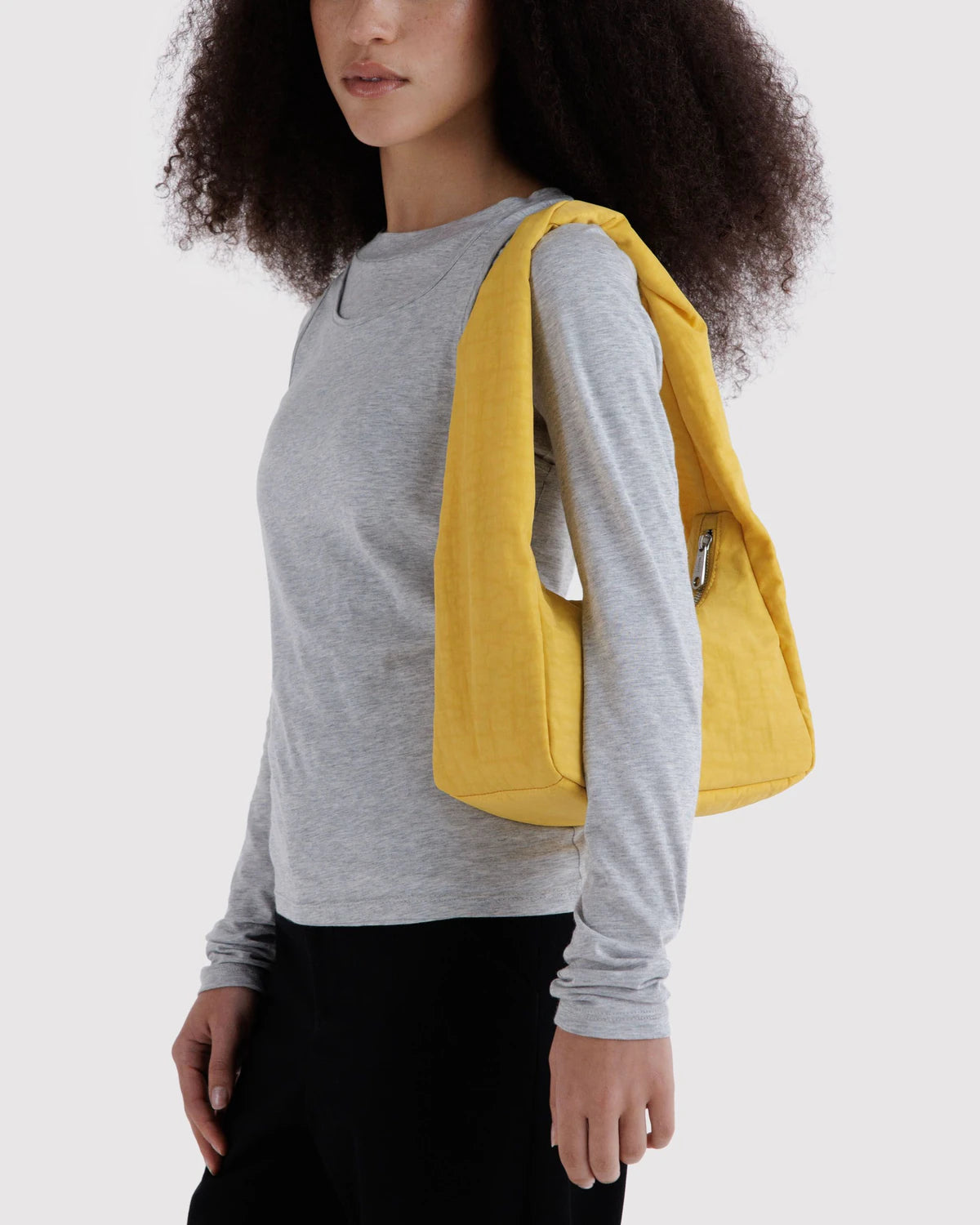 BAGGU Small Nylon Meringue Bag - Sunflower