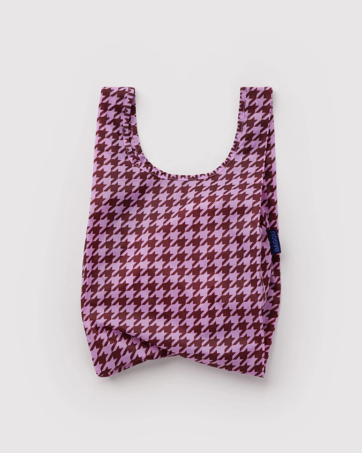 Baby BAGGU reusable tote - Pink Houndstooth