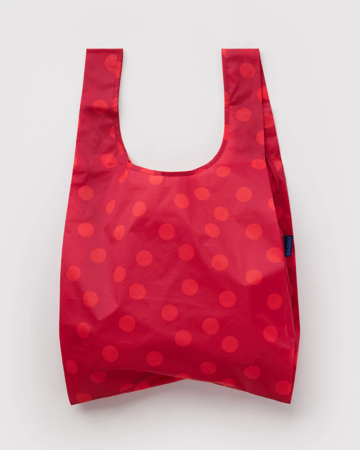 BAGGU Standard Reusable Tote - Red Polka Dot