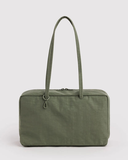 BAGGU Medium Nylon Bowler Bag - Caper