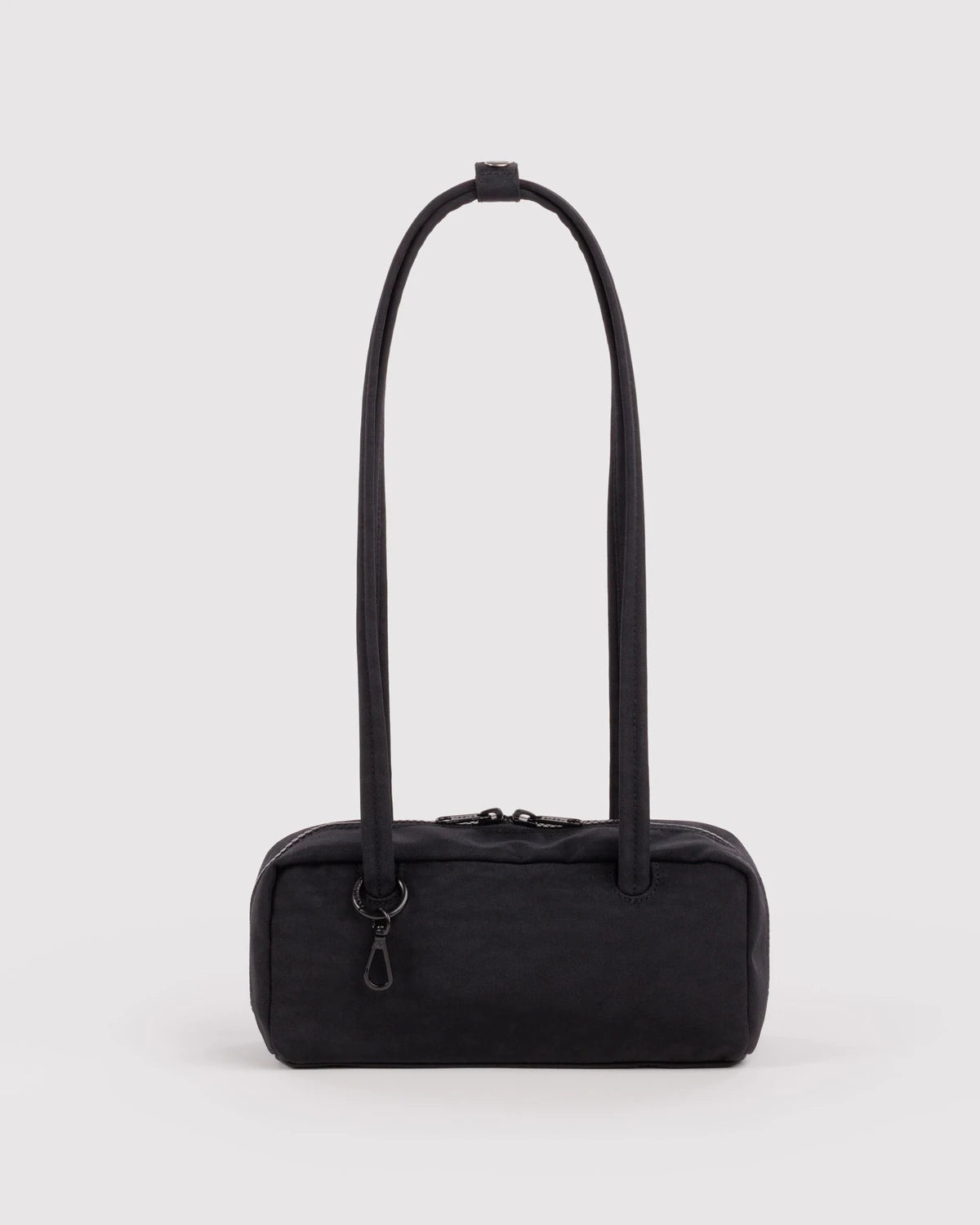 BAGGU Small Nylon Bowler Bag - Black