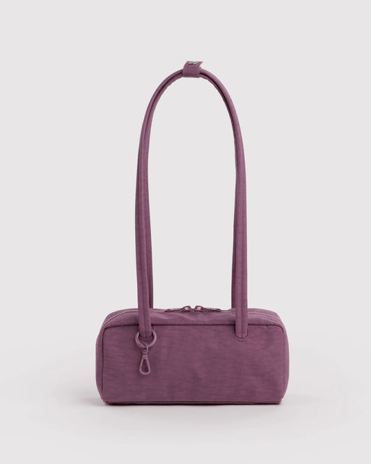 BAGGU Small Nylon Bowler Bag - Wild Plum