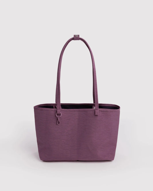 BAGGU Medium Nylon Reversible Tote- Wild Plum Mix