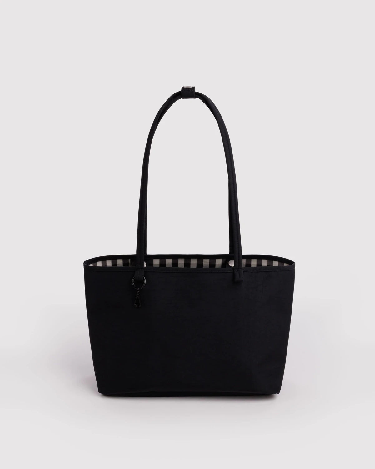 BAGGU Medium Nylon Reversible Tote- Black Mix