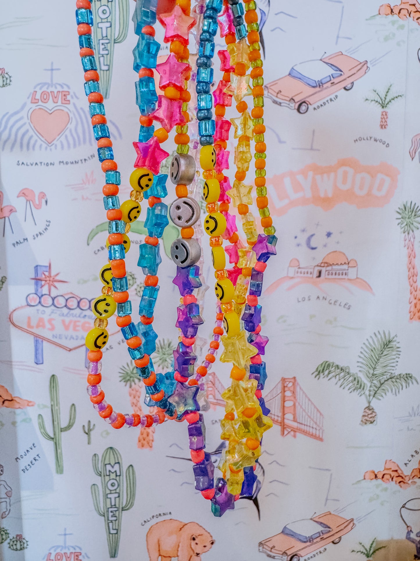 Handmade Colorful Stretchy Necklace