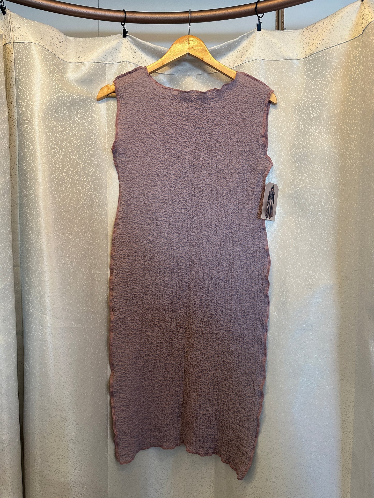 Leonor Aispuro - Lavender textured dress